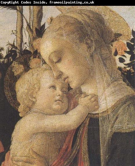 Sandro Botticelli Madonna of the Rose Garden or Madonna and Child with St John the Baptist